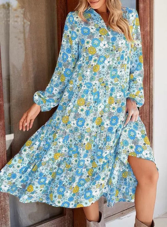 New Arrival🔥 Women's Boho Midi Dress