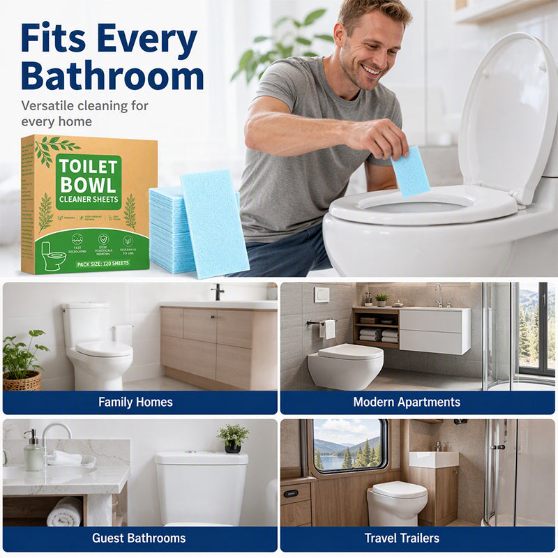🚽 JETZT 50 % RABATT! ✨ Schnell lösliche Toilettenreinigungstücher – frische, einfache und effektive Reinigung