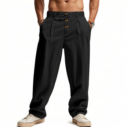 ⏳Limited-time 30% off⏰Men's Loose Fit Casual Relaxed Fit LightweightLinen Pants