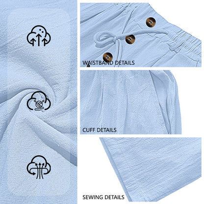 ⏳Limited-time 30% off⏰Men's Loose Fit Casual Relaxed Fit LightweightLinen Pants